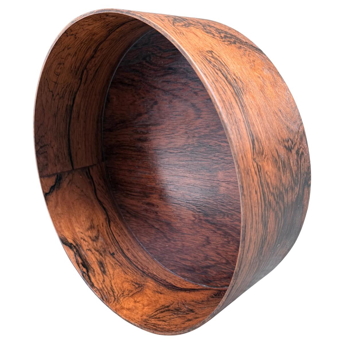 1950s Swedish Brazilian Rosewood Bowl by Torsten Johansson