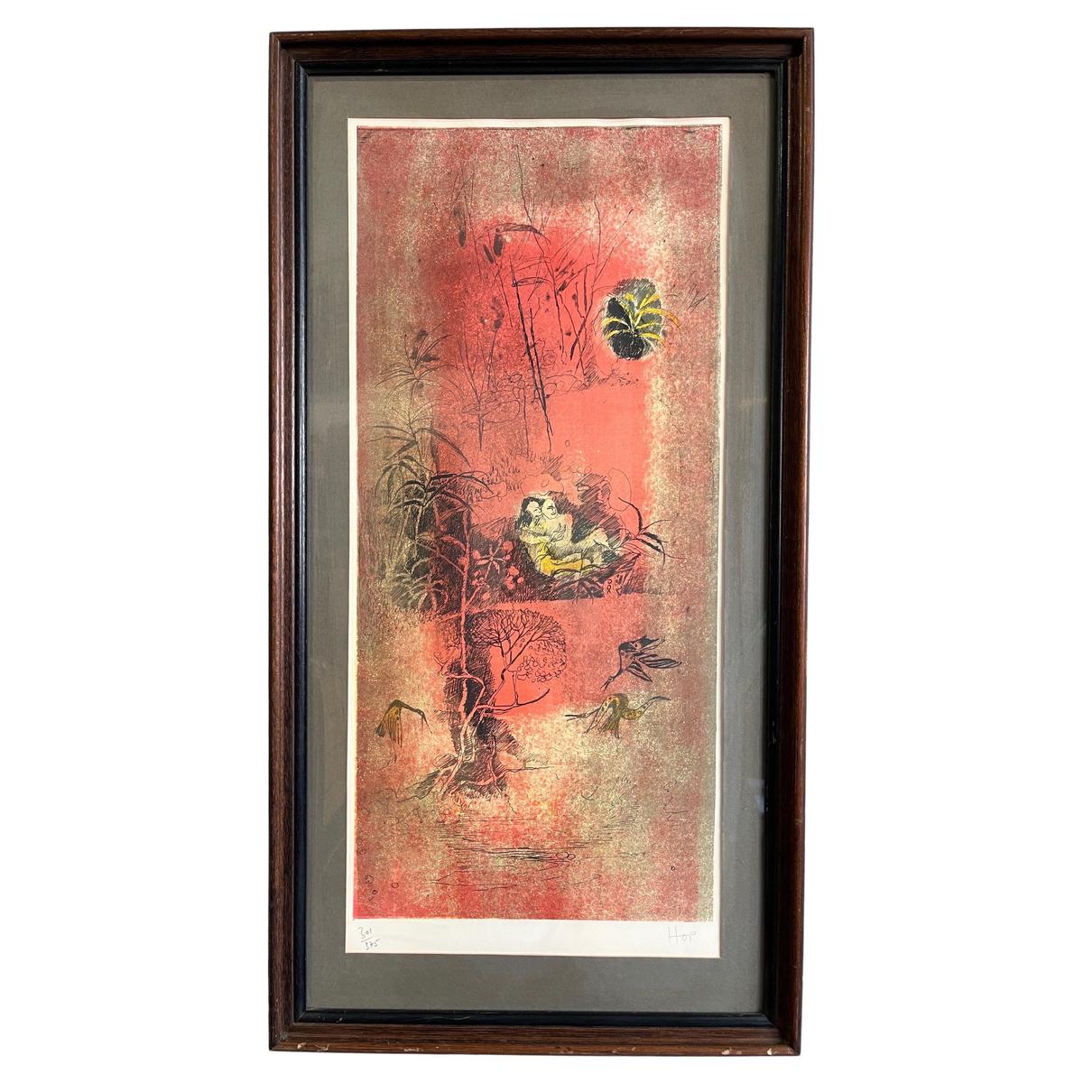 Artist Hoi Lebadang Signed Lithograph