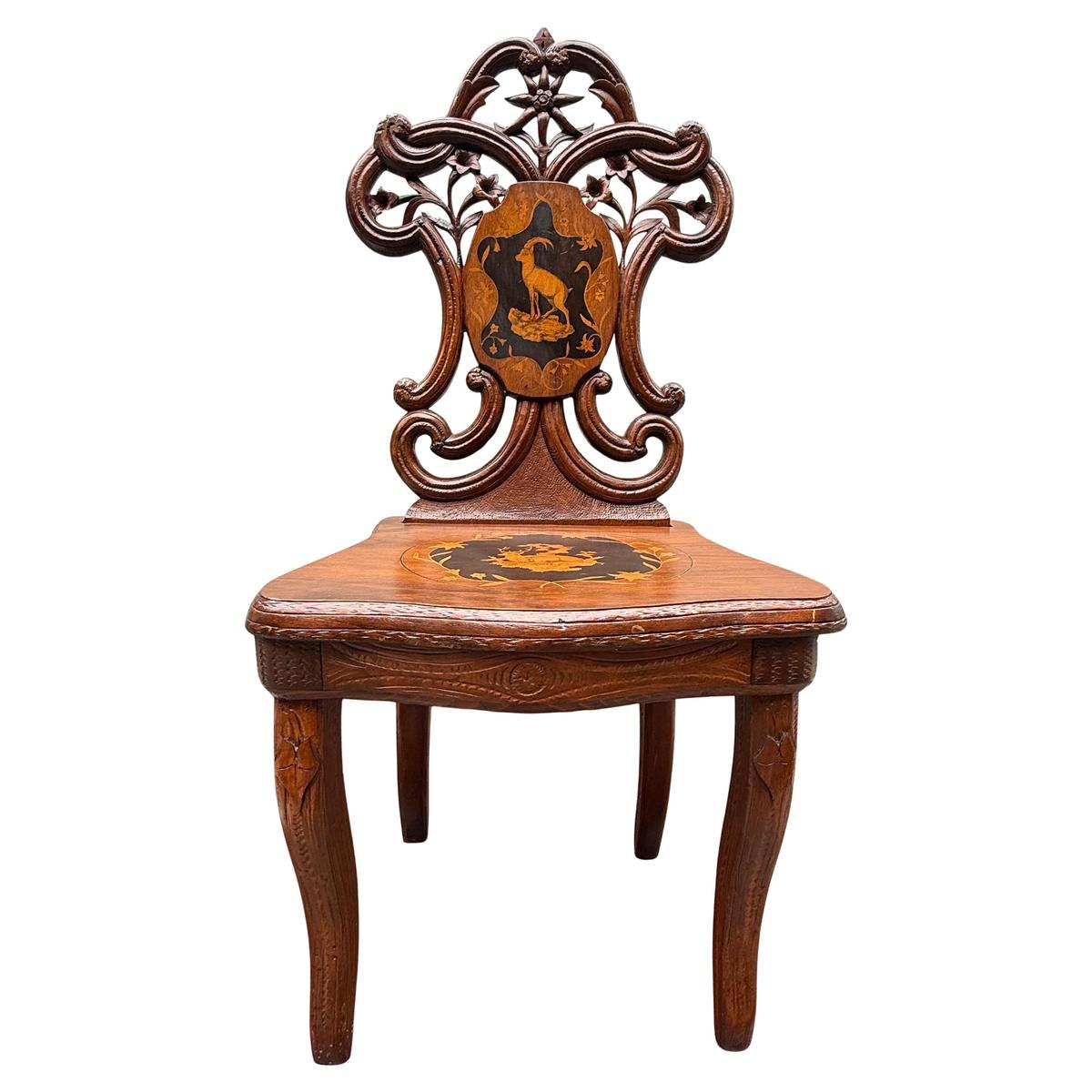 Black Forest Childs Chair Late 19th Century