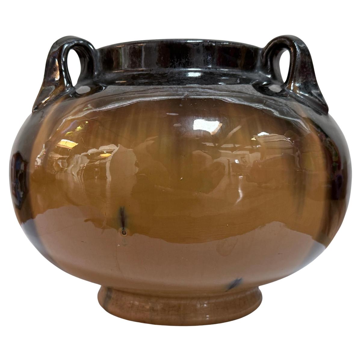 Fulper Vasekraft Three-Handled Art Pottery Vase Early 20th Century