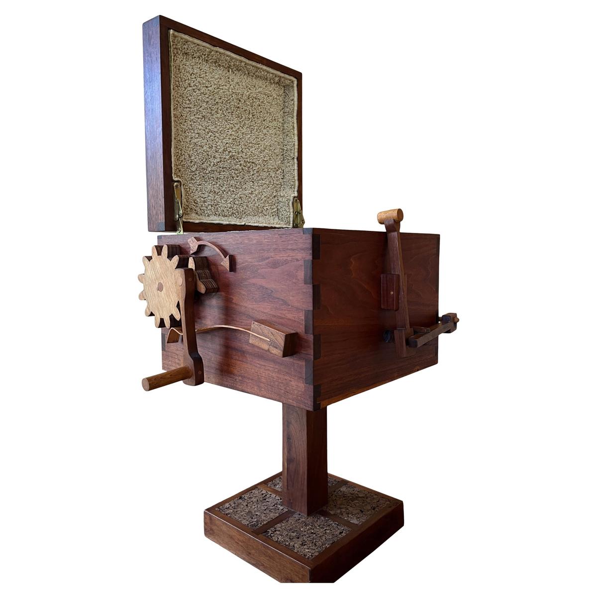 Incredible Mid-Century Modern Craft Dry Bar Box Sculpture