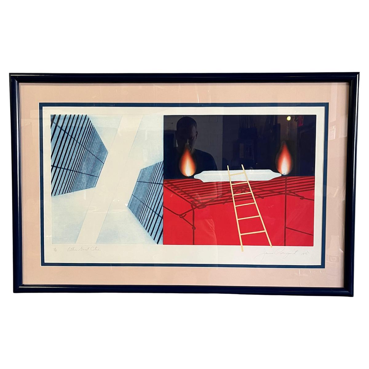 James Rosenquist Etching " Other Great Cities" AP