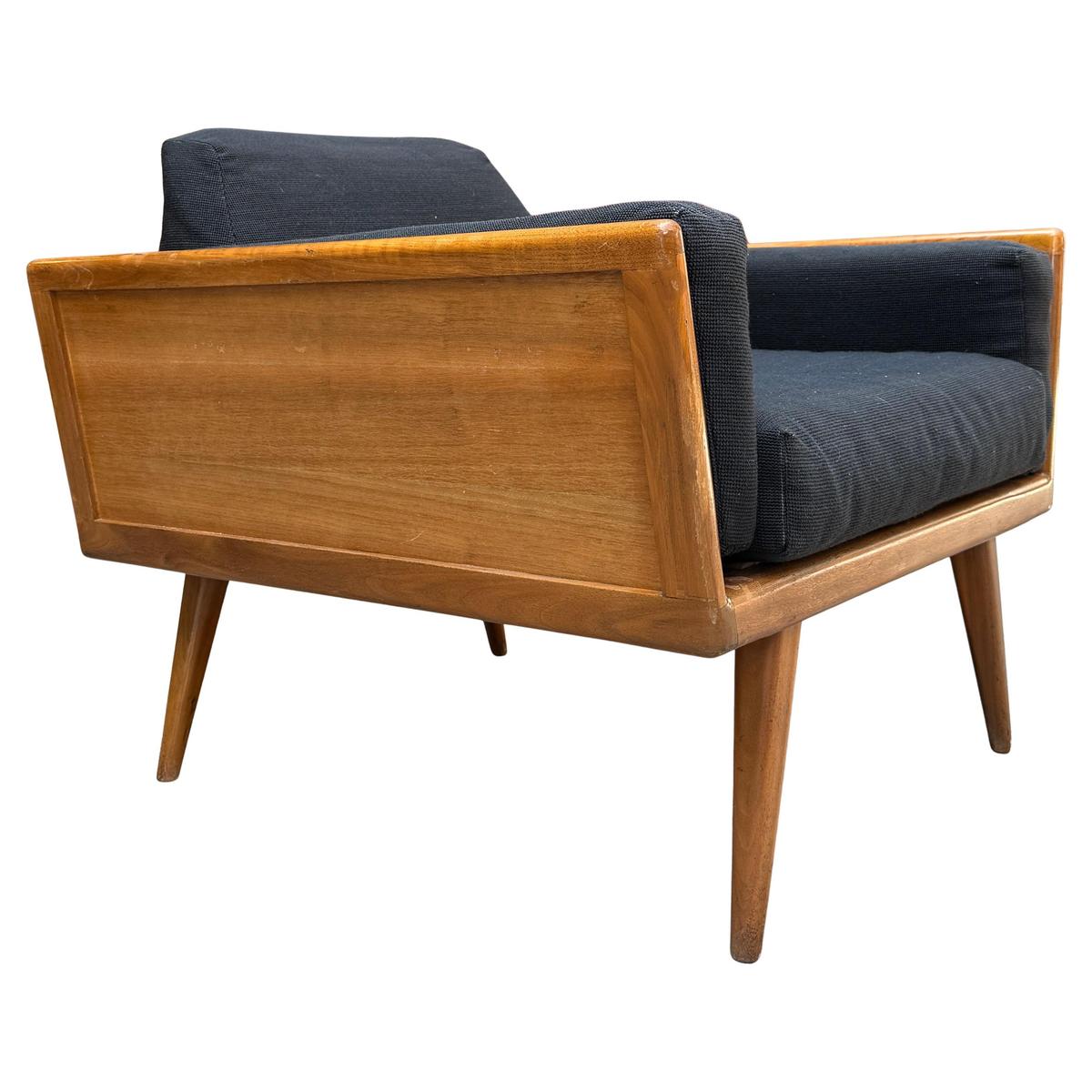 Mel Smilow Walnut Lounge Chair, 1950s