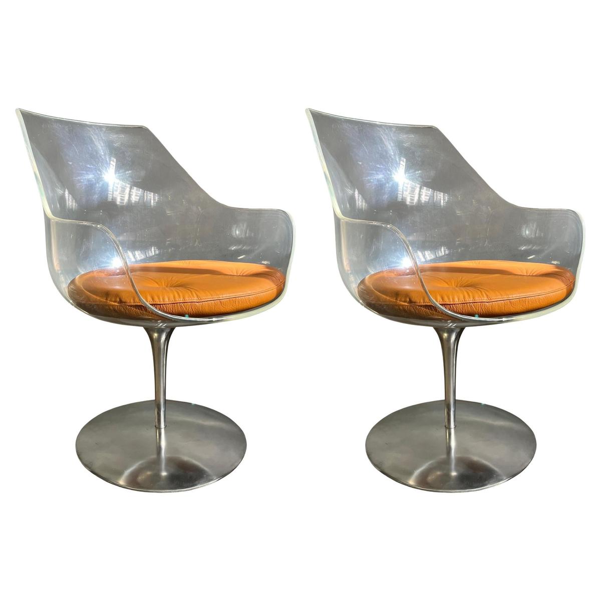Mid-Century Erwine and Estelle Laverne Champagne Chairs, 1960