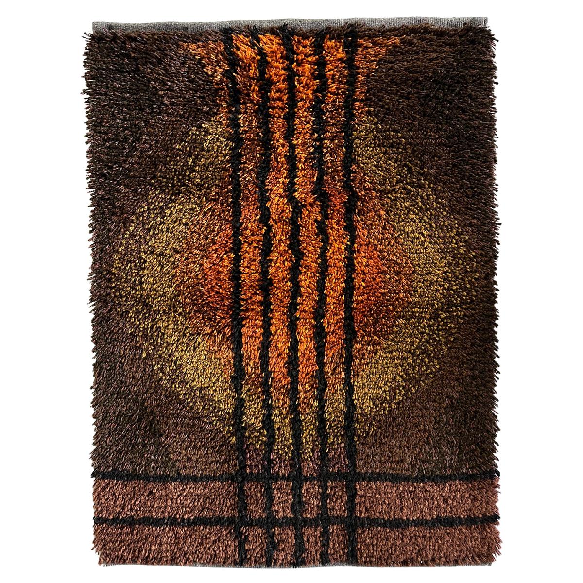 Mid-Century Rya Rug