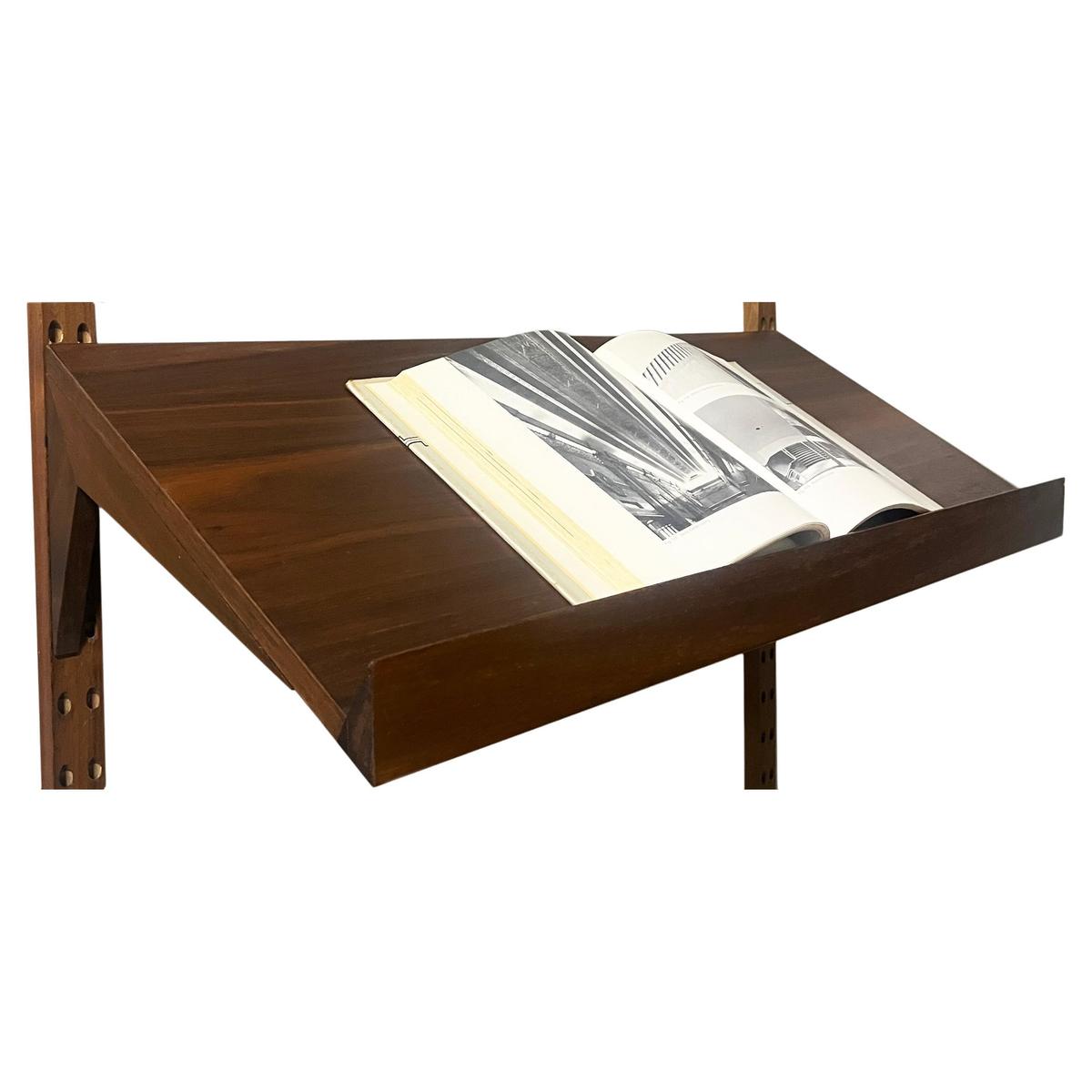 Midcentury Walnut Cado Display Shelf
