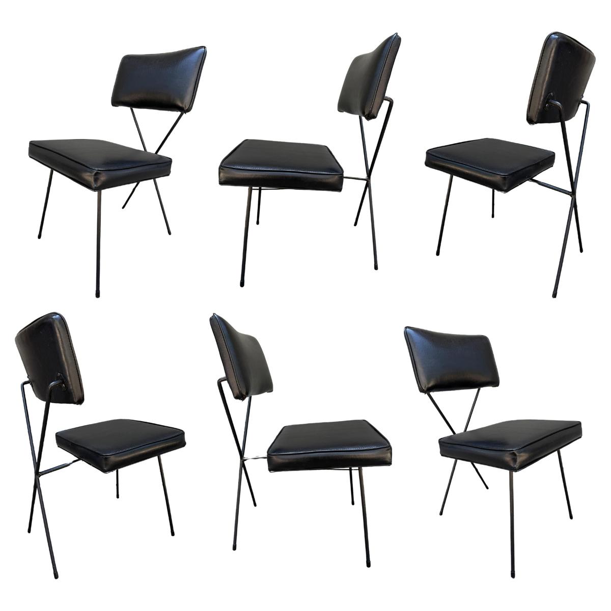 Rare Midcentury Tony Paul Chairs Set of Six