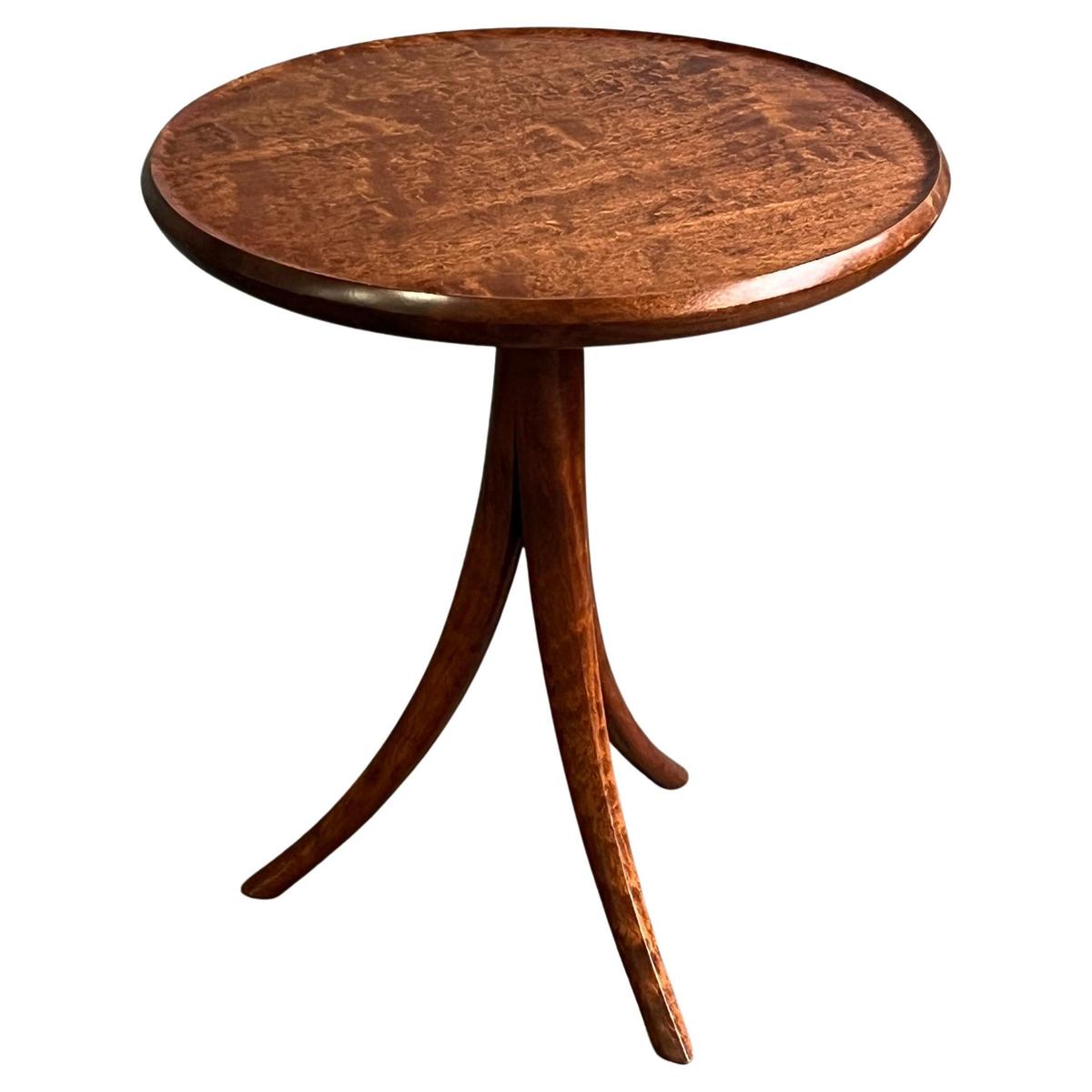 Superb David N. Ebner Studio Craft Tripod Table