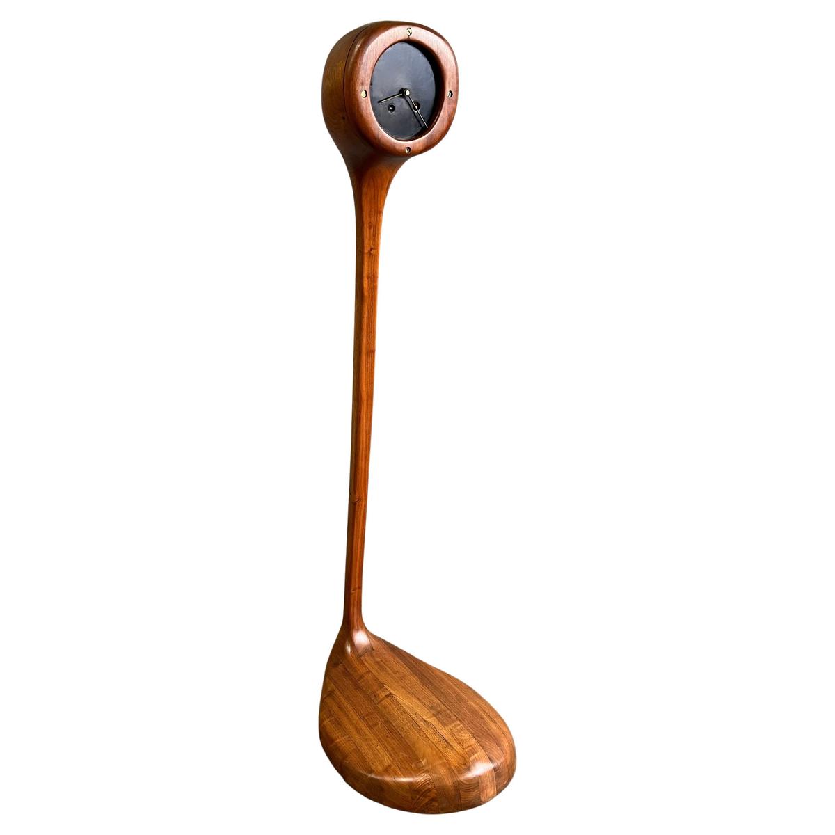 Superb Midcentury Studio Craft Floor Clock