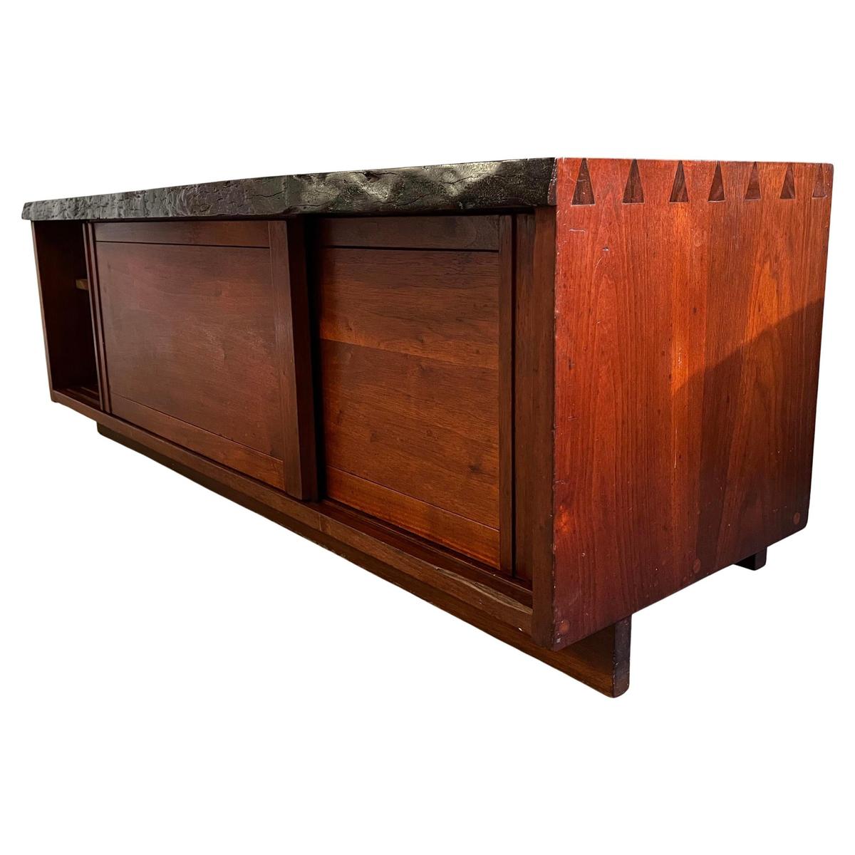 George Nakashima Sliding Door Low Cabinet