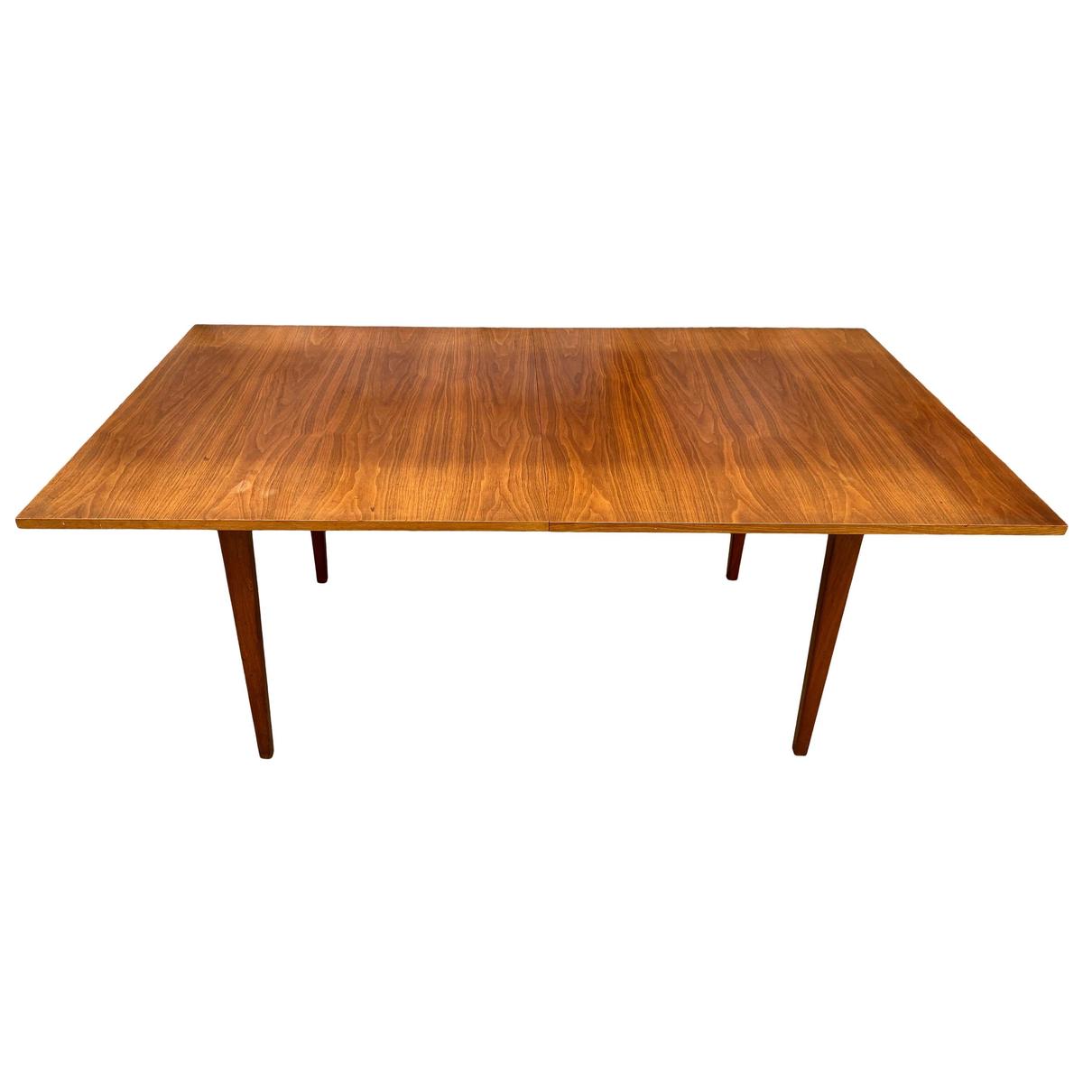 Midcentury George Nelson Herman Miller Expandable Dining Table with '2' Leaves