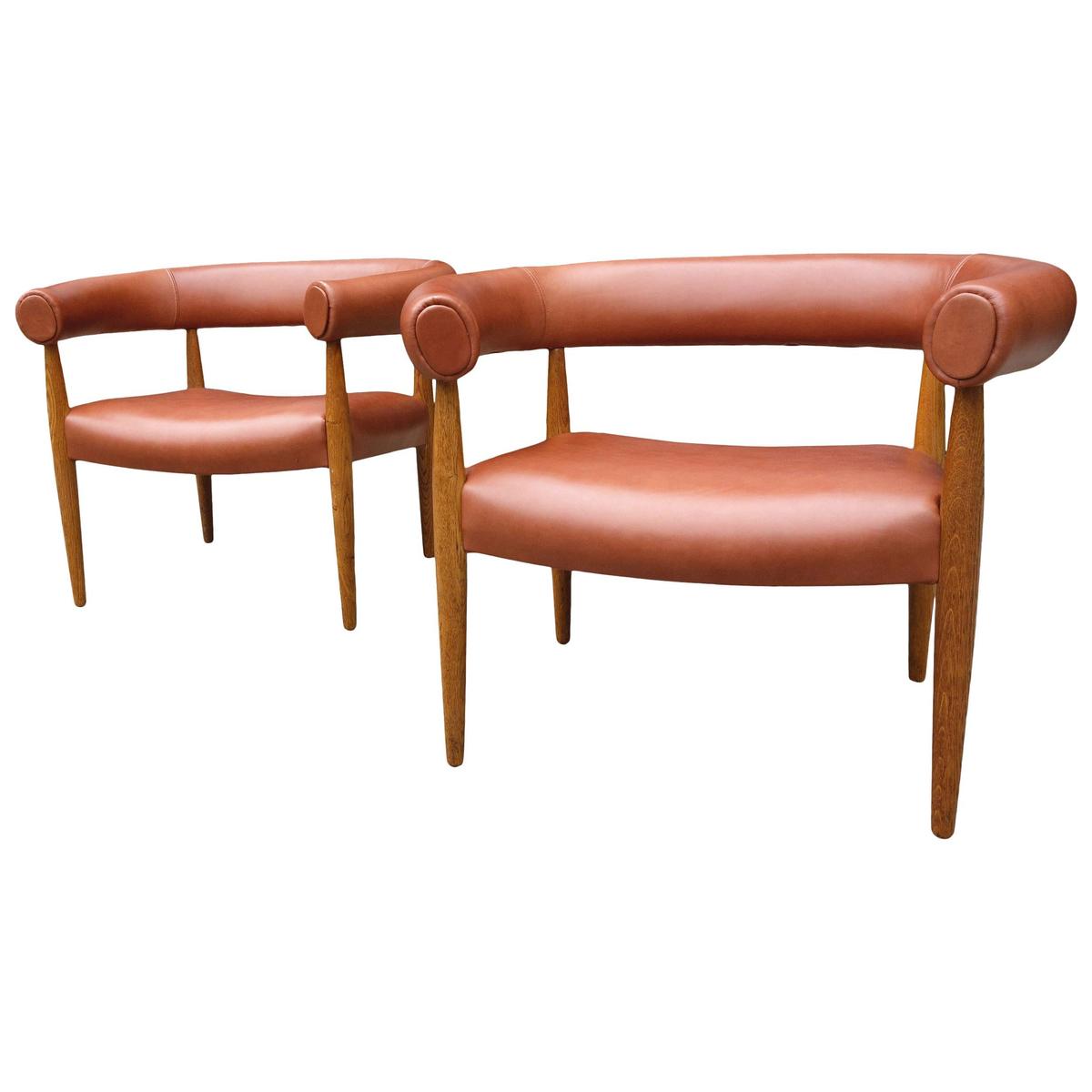 Original Midcentury Nanna Ditzel Ring Chairs
