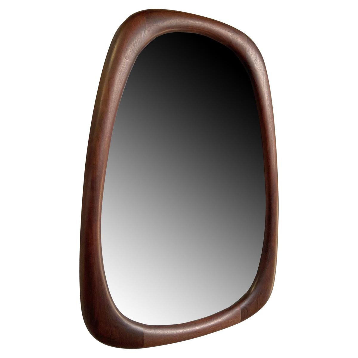 Stunning Mid-Century American Modern Craft Mirror by Dean Santner